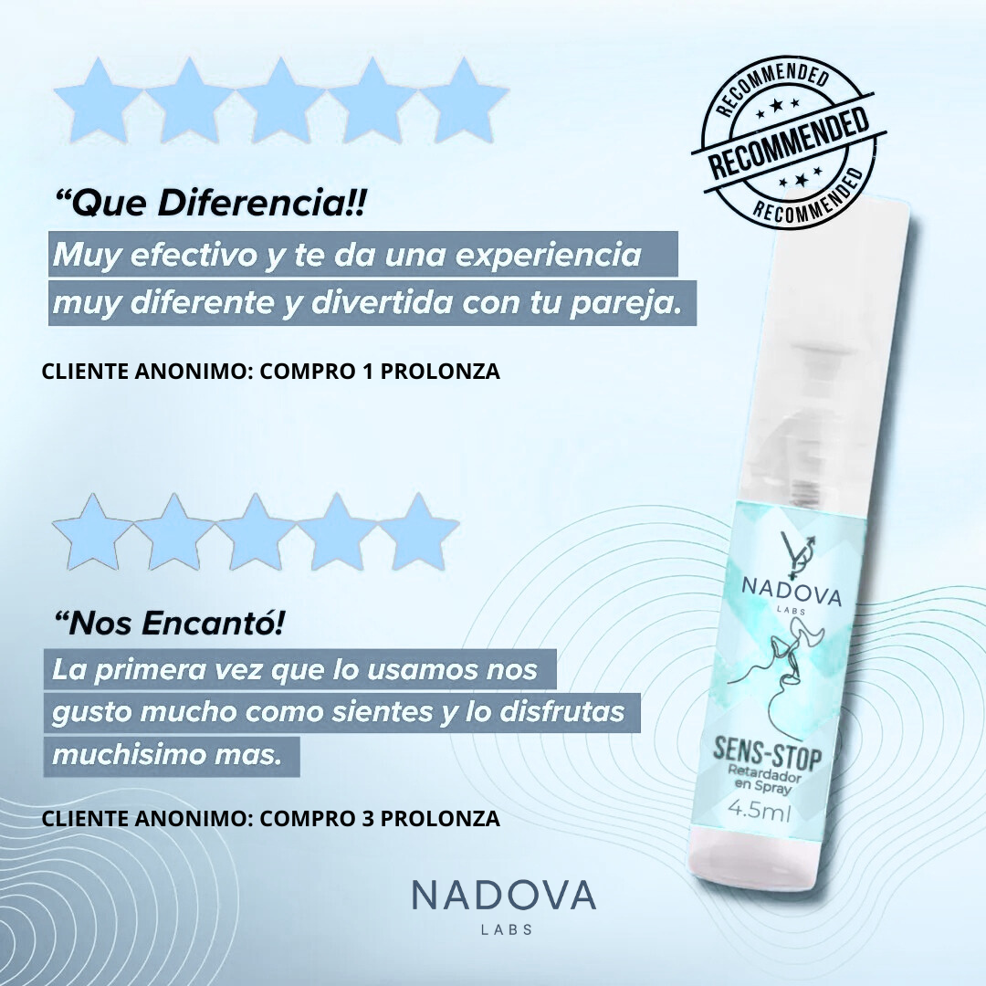 SPRAY RETARDANTE PARA HOMBRE- Prolonza™