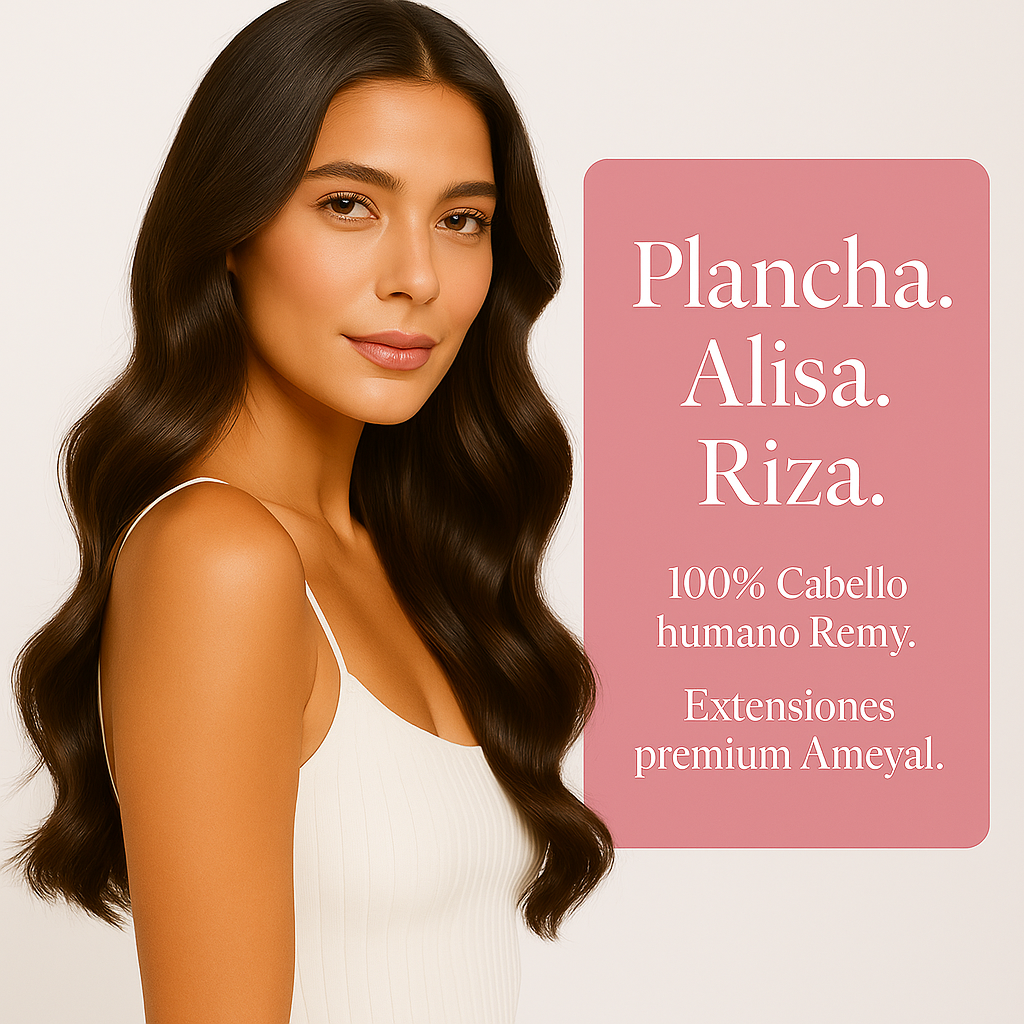 EXTENSIONES DE CABELLO 100% HUMANO - CON LOOCKSYSTEM